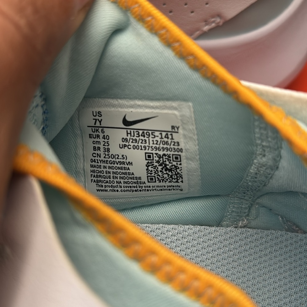 Nike Kids Flex Runner 3 White/University Blue Sz 7Y NEW - Picture 5 of 5